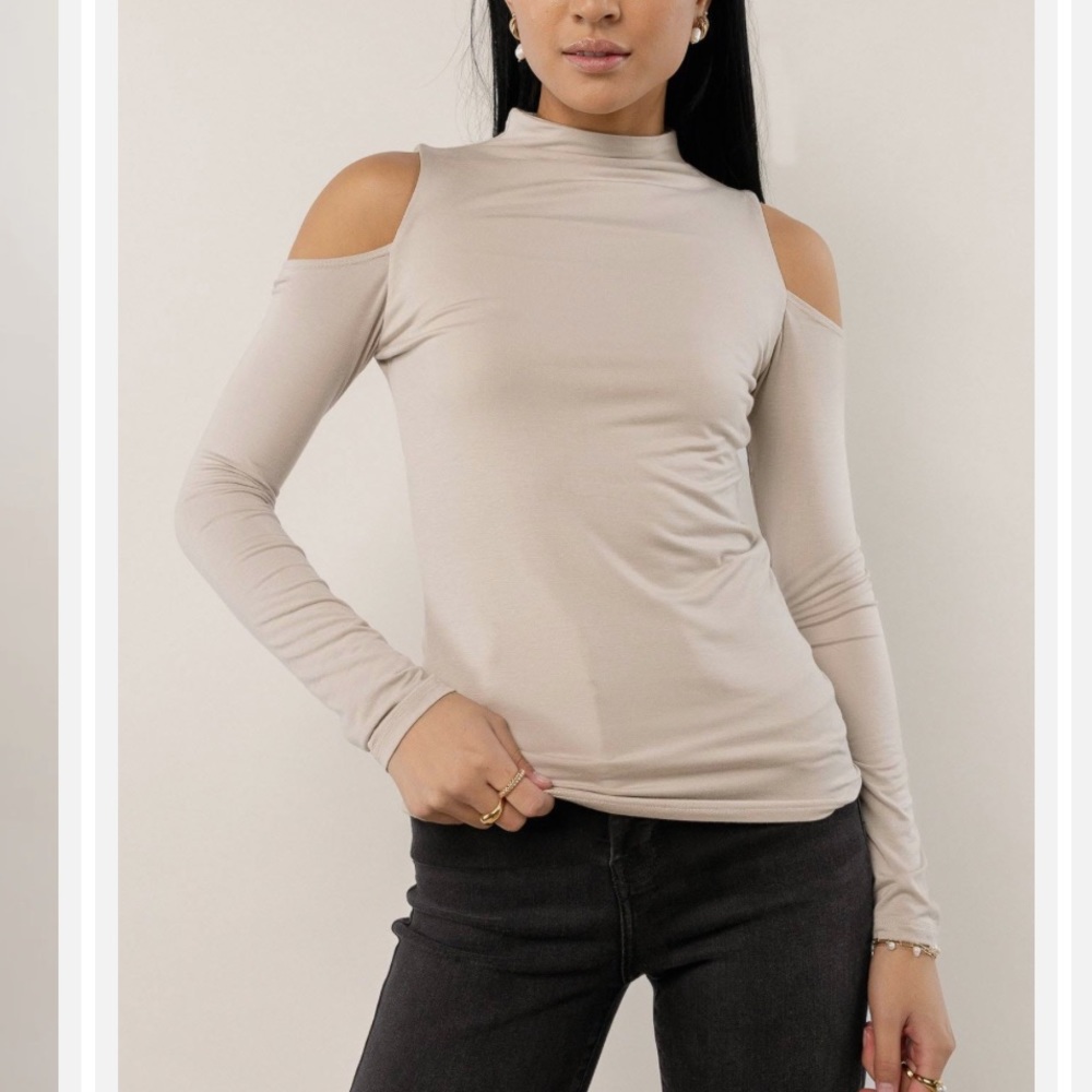 Bohme Cathy Open Sholder Top Bohme color Cream small